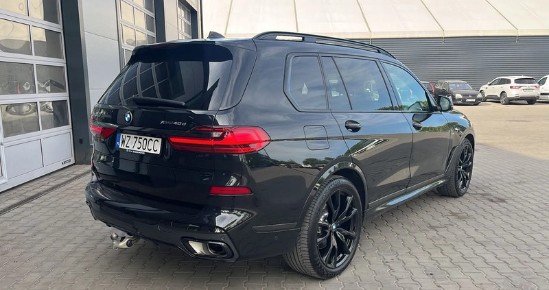 BMW X7 cena 380000 przebieg: 108000, rok produkcji 2020 z Zator małe 232